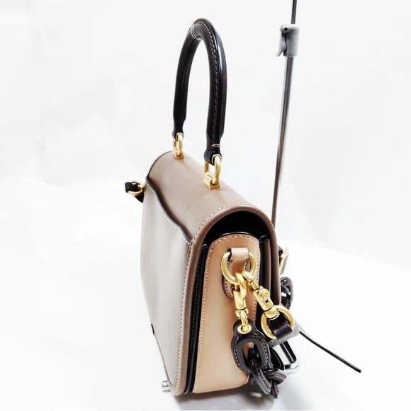 Coach Rogue HARD TO FIND Top Handle Bag In Brass/Dark Stone Multi MSRP: $695.00 - Picture 10 of 16